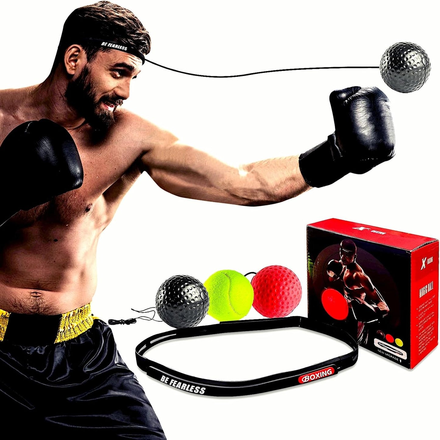 Reflex Ball Boxing 3in1 كرة الملاكمة الثلاثية الممتعة