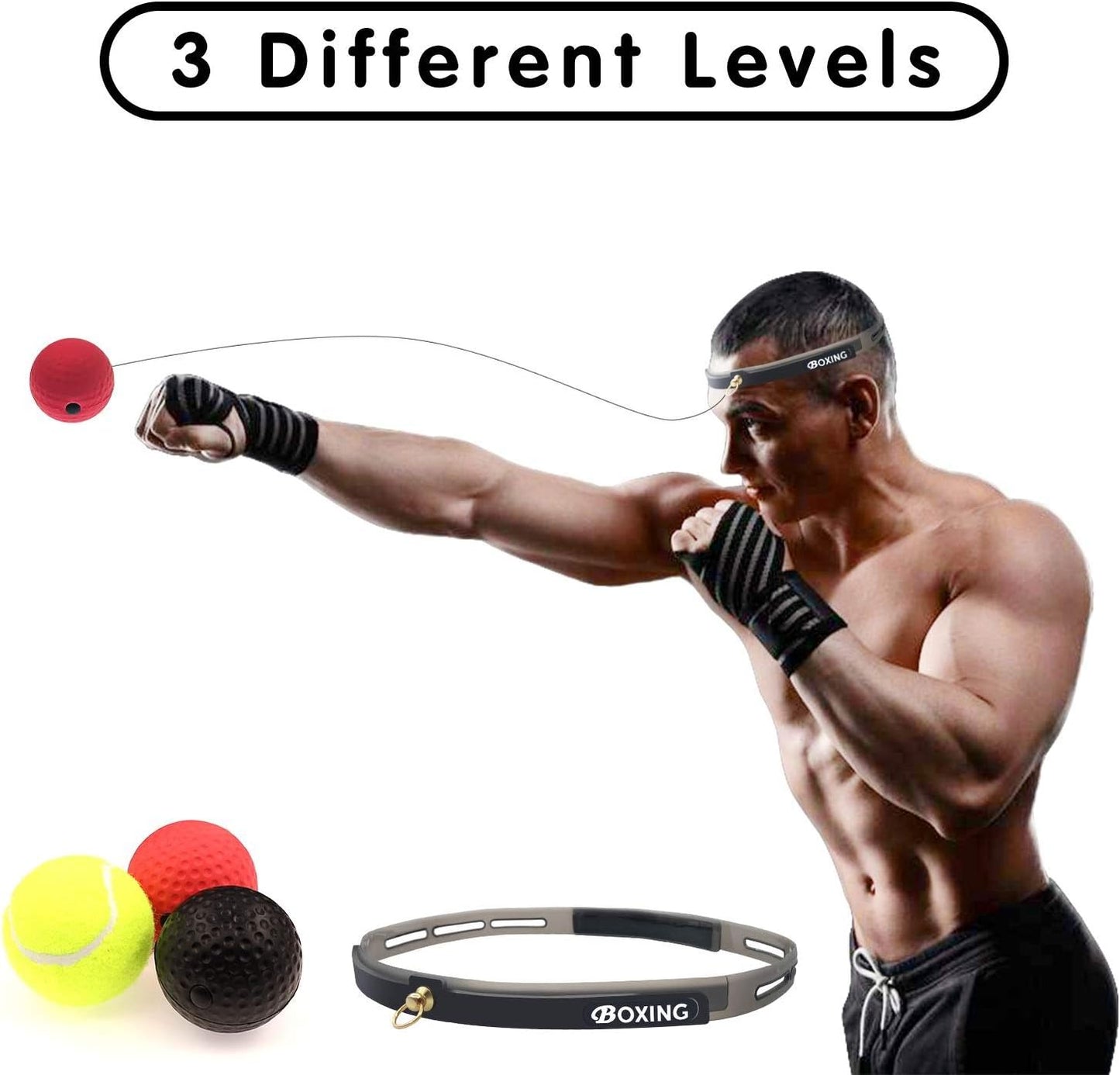 Reflex Ball Boxing 3in1 كرة الملاكمة الثلاثية الممتعة