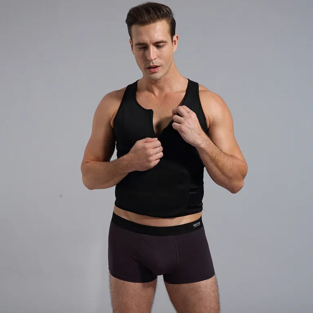 سترة شد عضلات الجسم للحصول على جسم رجولي 🔥💪