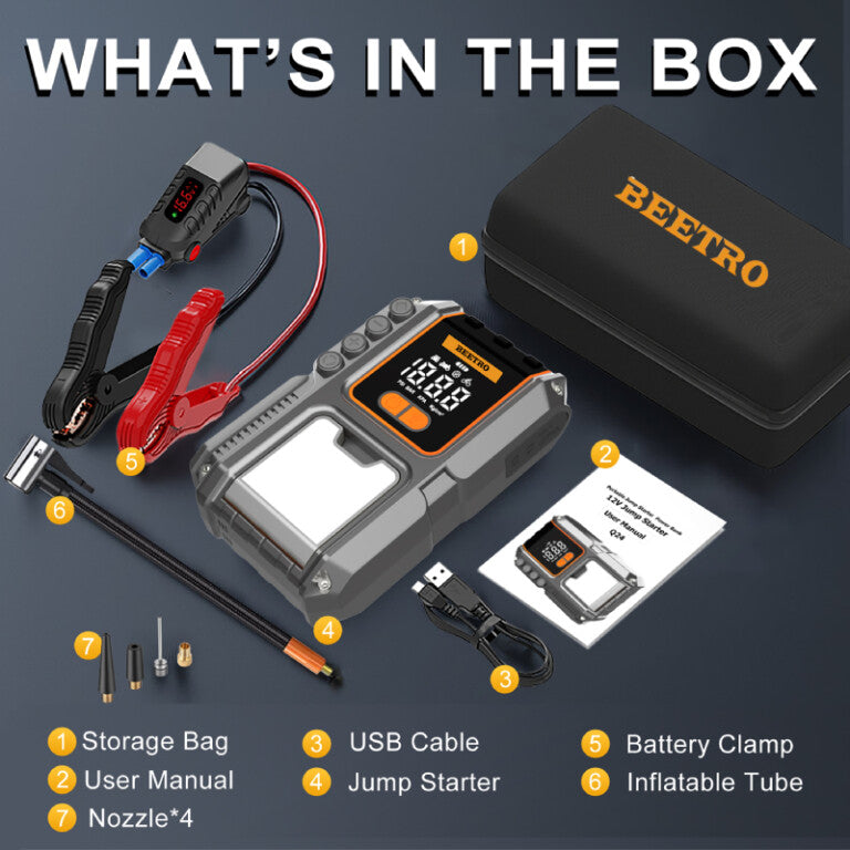 🛠️ Beetro Emegency 8en1  العدة الذكية للطوارئ والسفر 🦾