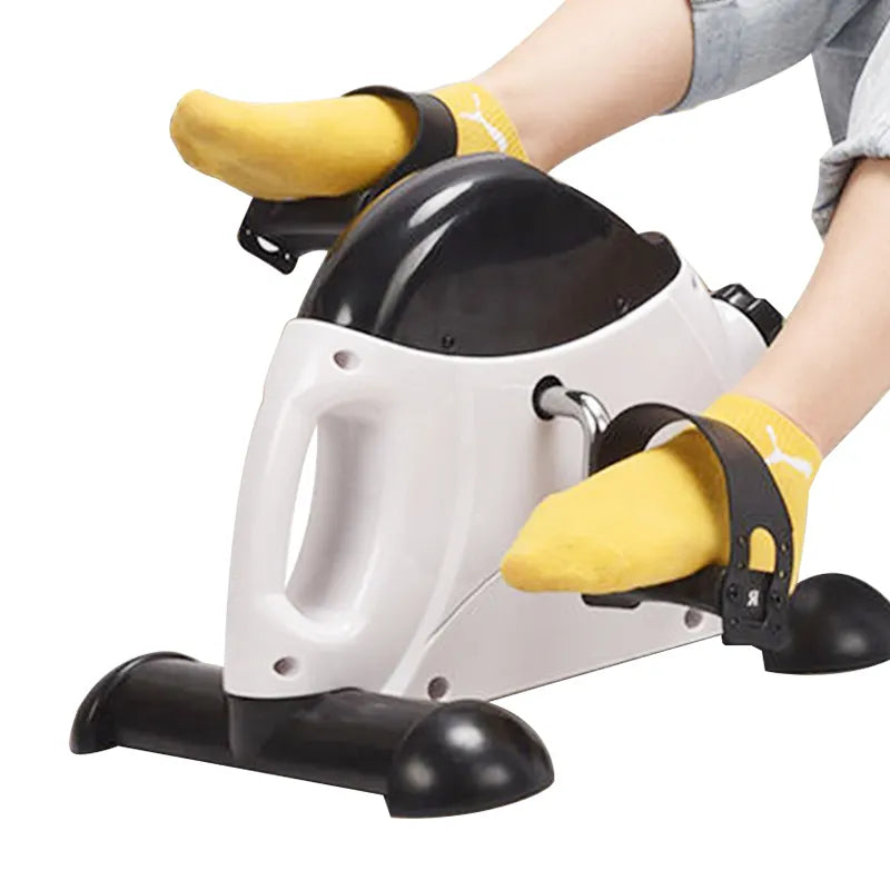 Black-White mini Pedal Manuel / الدواسة اليدوية لتمرين الذراعين والأرجل / دراجة تمارين رياضية